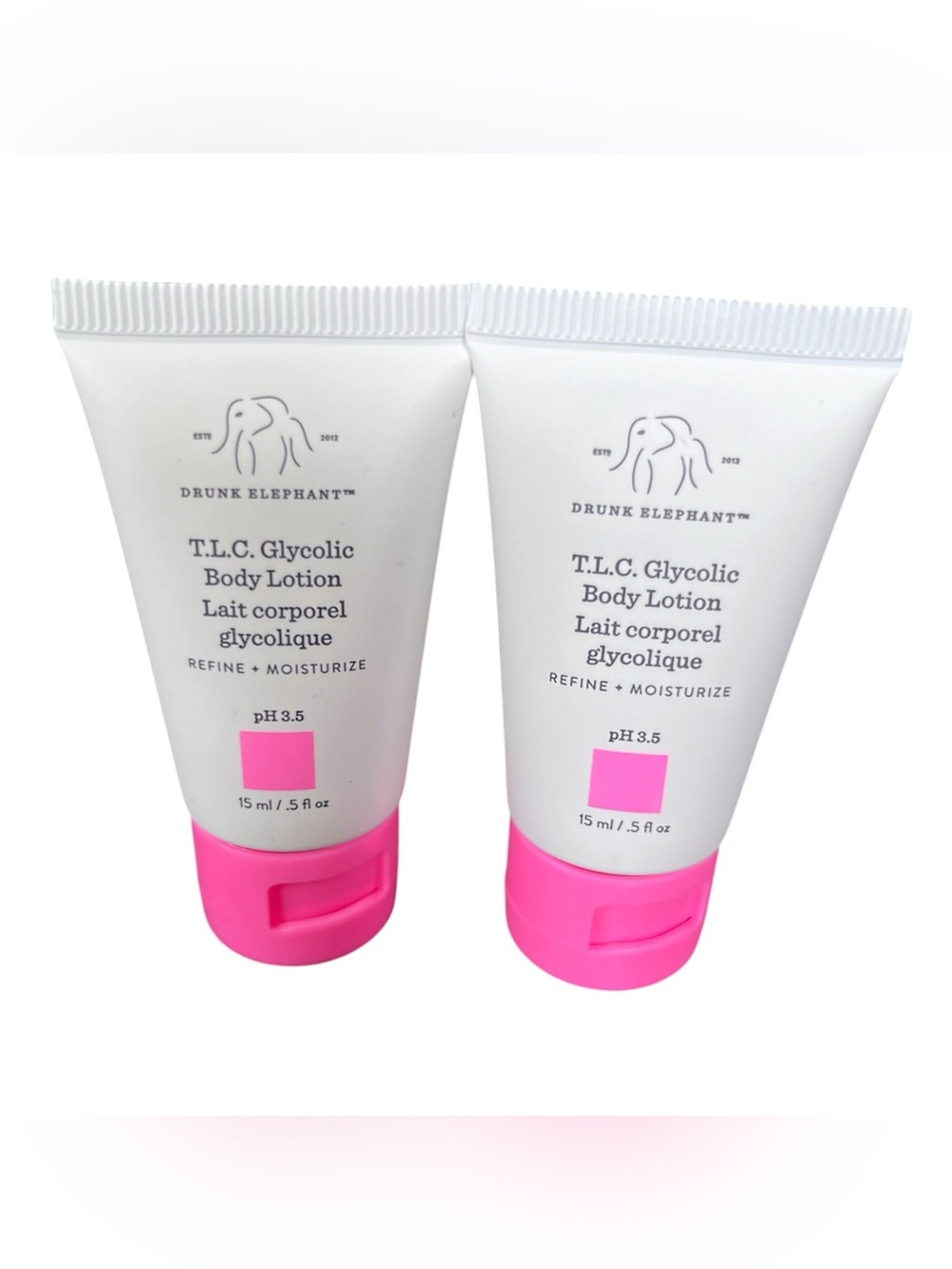 Drunk Elephant T.L.C. Glycolic Body Lotion Duo – 2-Piece Bundle